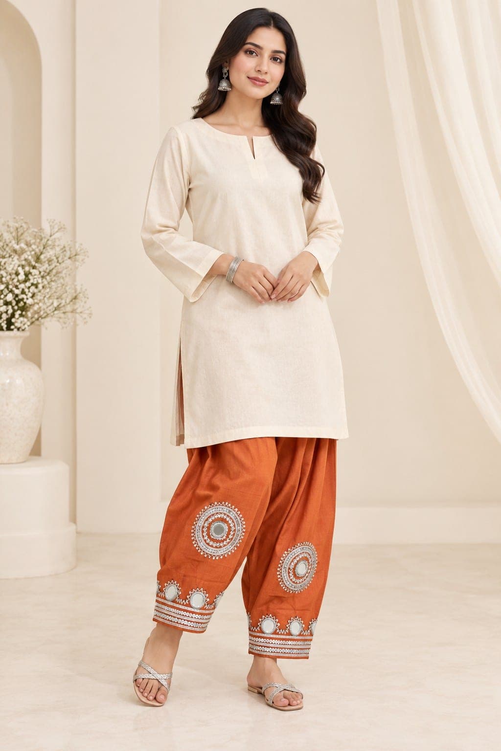 Embroidered Shalwar, detail 8 of 8