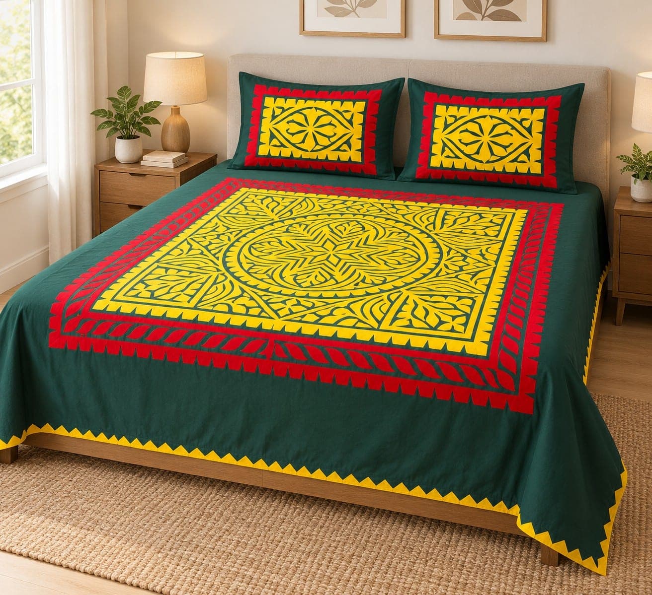 Bed Sheet Handmade, detail 2 of 3