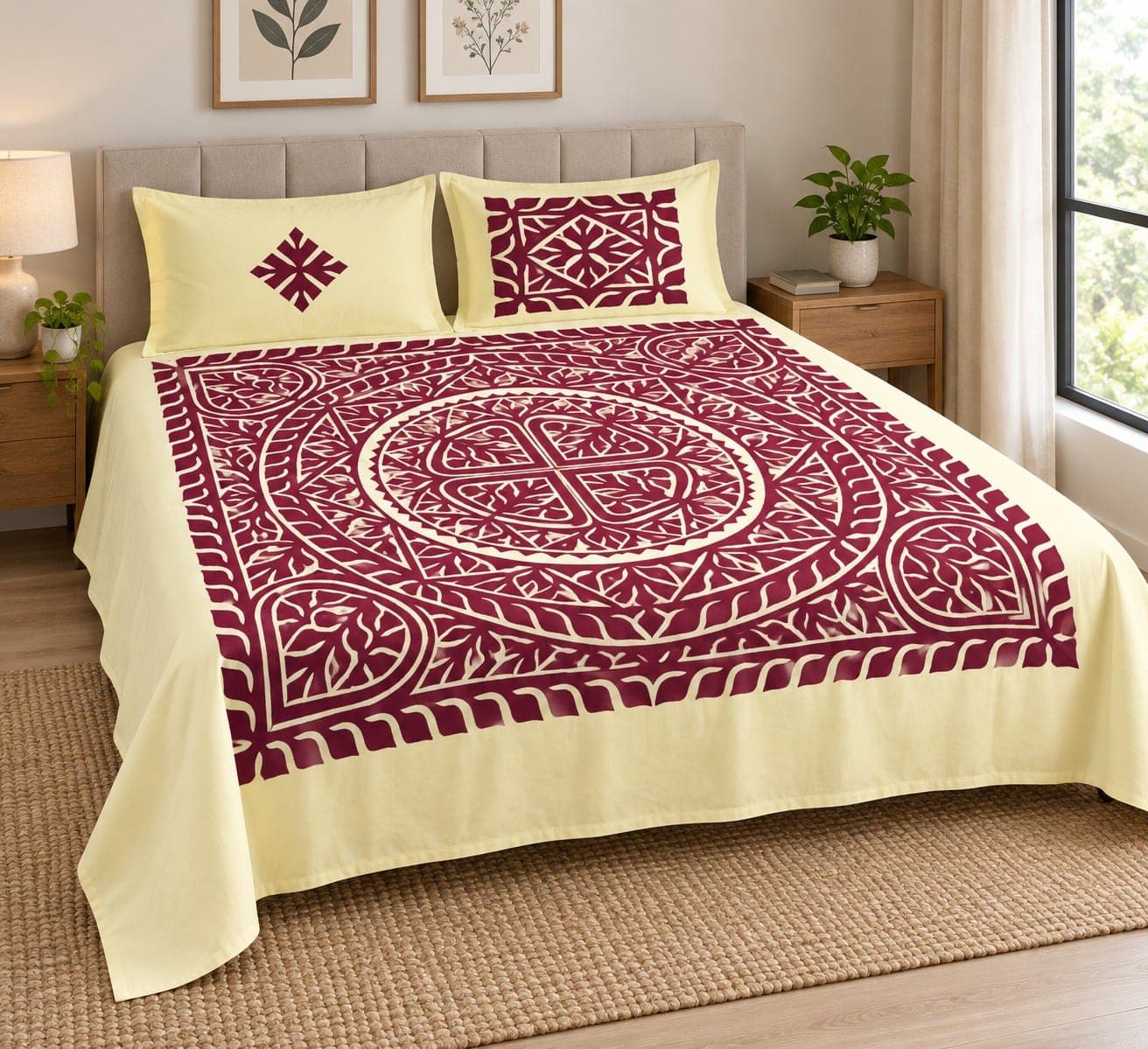 Bed Sheet Handmade, detail 1 of 3