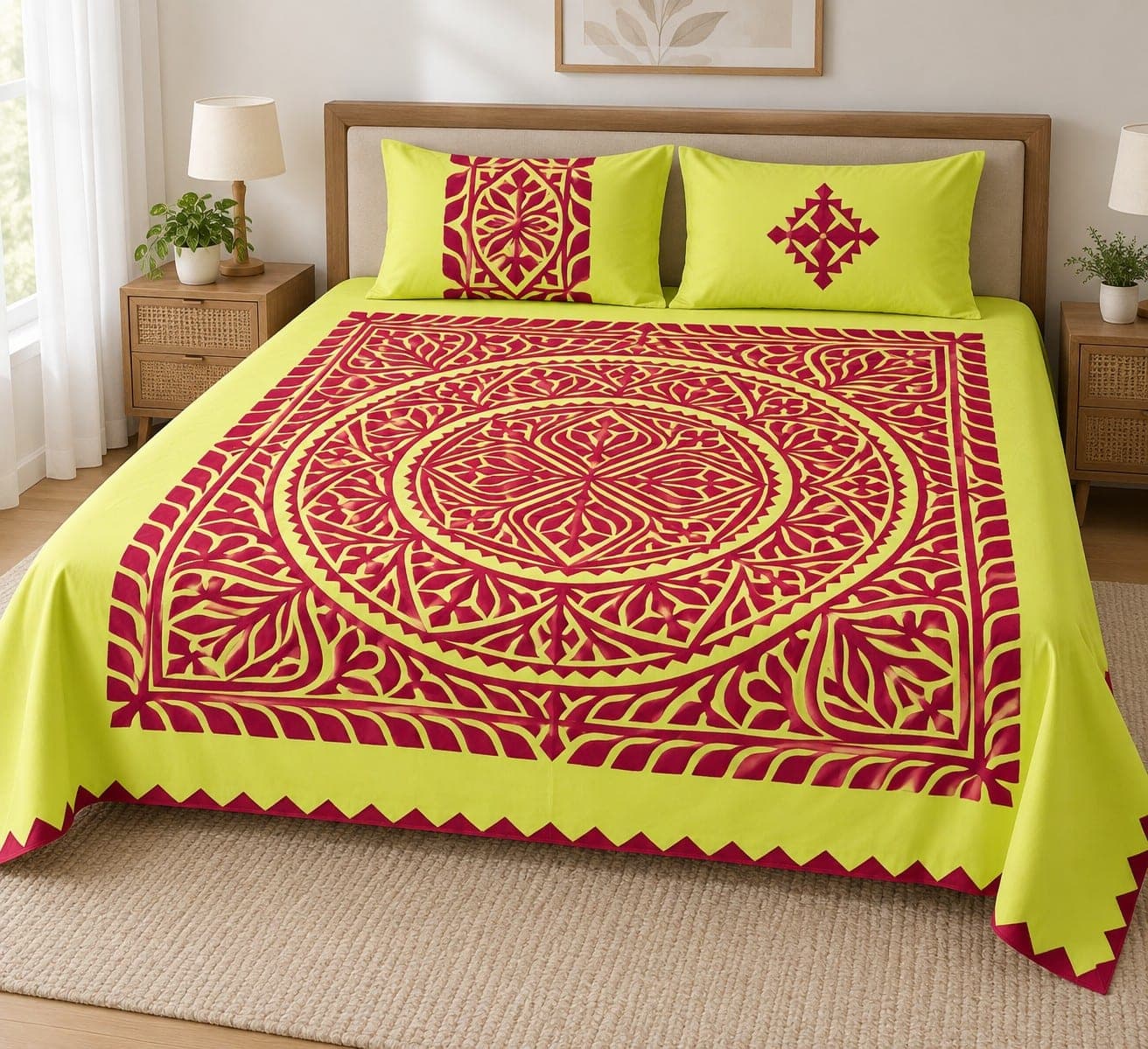 Traditional Bedsheet, detail 1 of 1