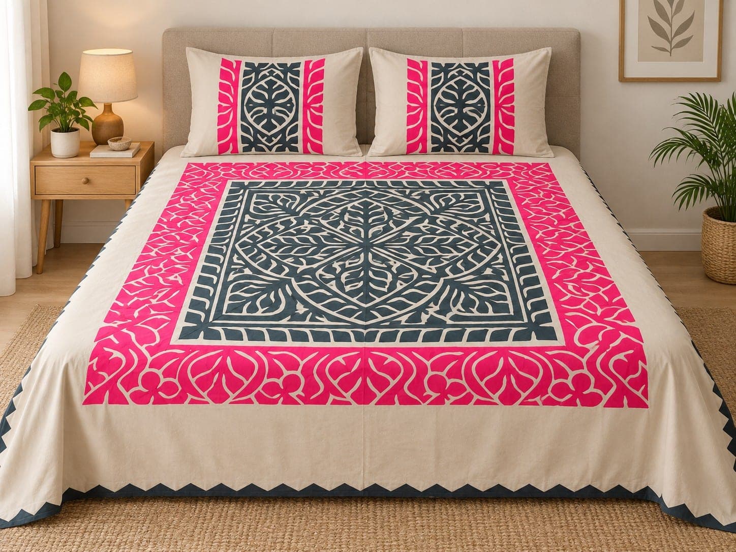 Bed Sheet Handmade | Chaddar, detail 3 of 3