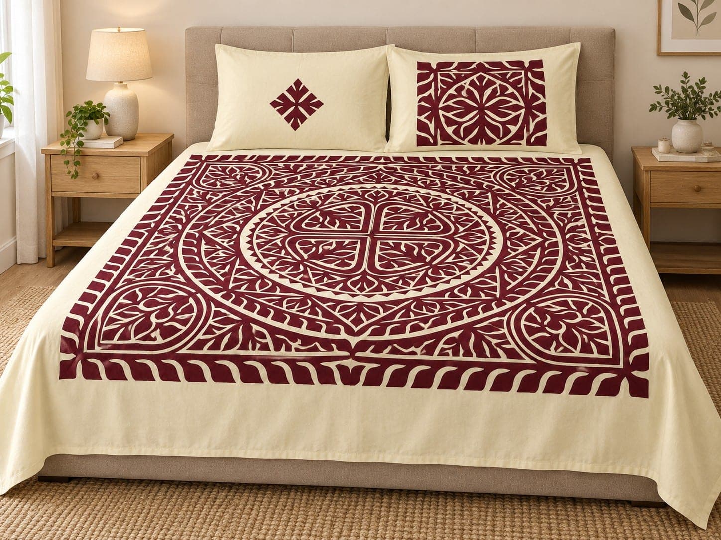 Bed Sheet Handmade | Chaddar, detail 1 of 3