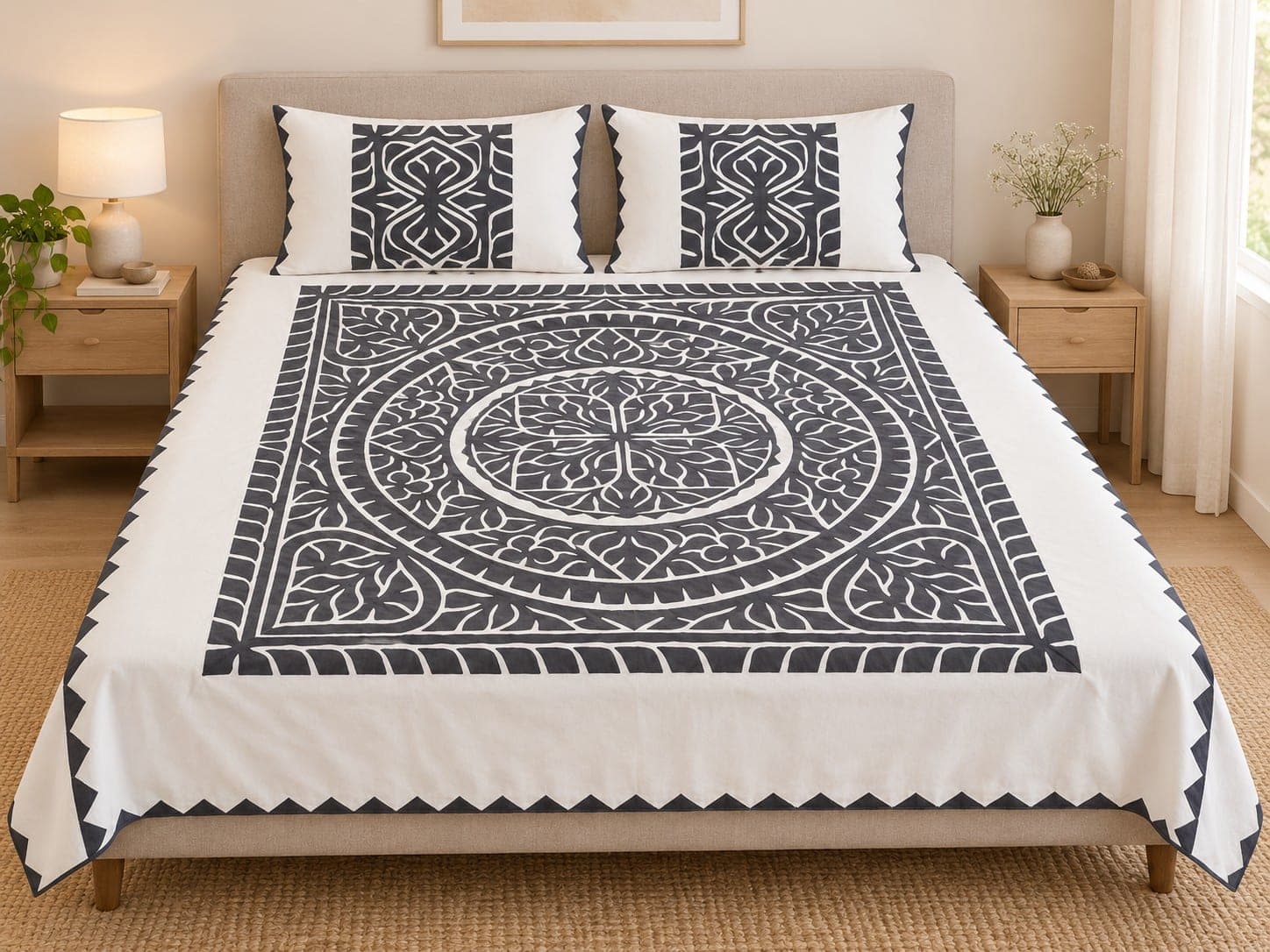 Traditional Bedsheet / Chaadar, detail 4 of 7
