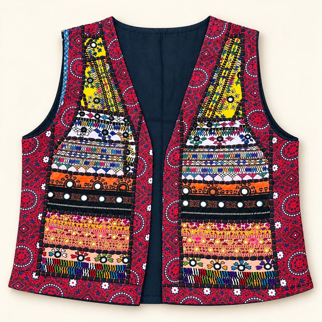 waistcoat ajrak